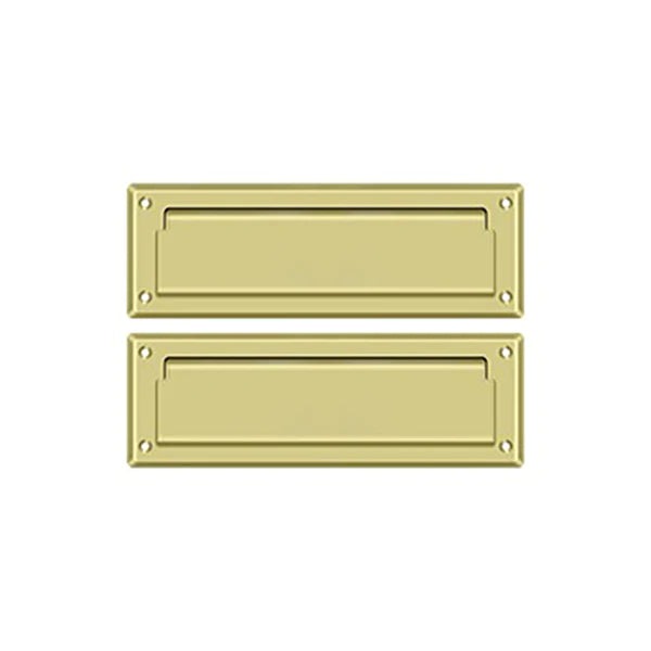 Deltana - Mail Slot 8-7/8" w/ Back Plate - Optional Finish
