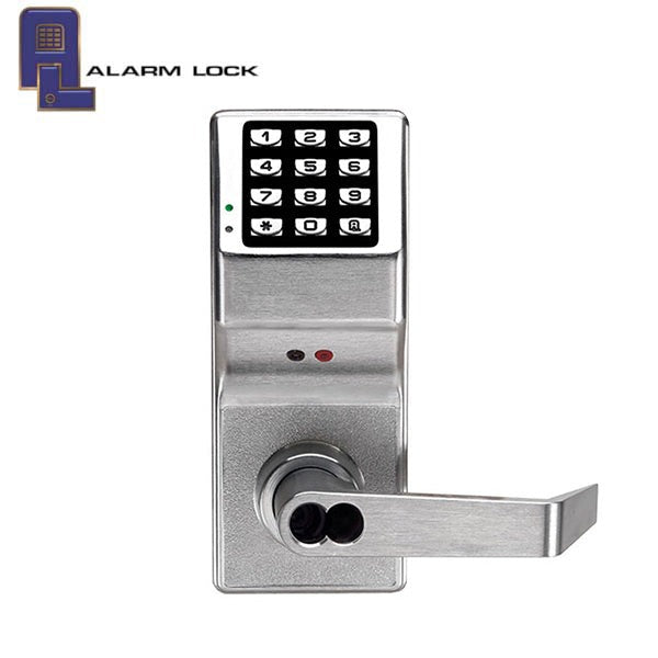 Alarm Lock Trilogy - DL2800 - Digital Keypad Lever Set w/ Audit Trail - IC Core Prep - 26D - Satin Chrome