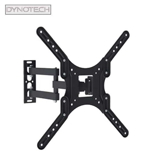 DynoTech - 180100 - Monitor TV Wall Mount - Dual Arm - Tilt and Swivel - Vesa 400 x 400 - for 23-55” - Up to 66 Ibs