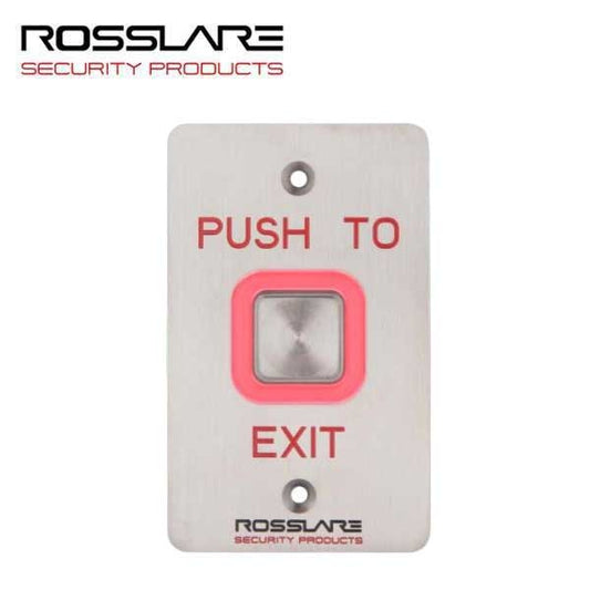 Rosslare - EX07EO - Request To Exit Button w/Toggle - Digital Piezo- 12-24 VDC