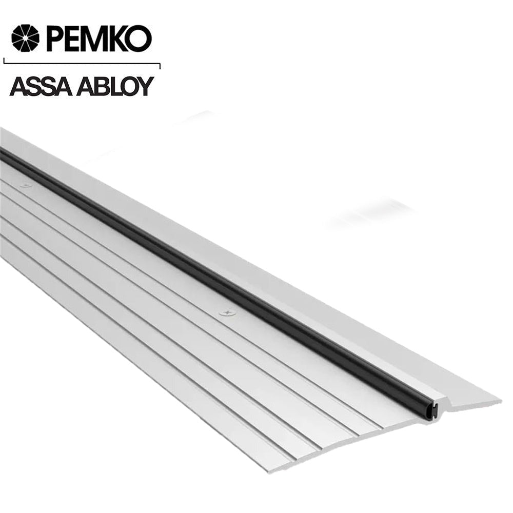 Pemko - 2005AV-36 - Latching Panic Exit Saddle - Commercial Threshold - Mill Aluminum Finish