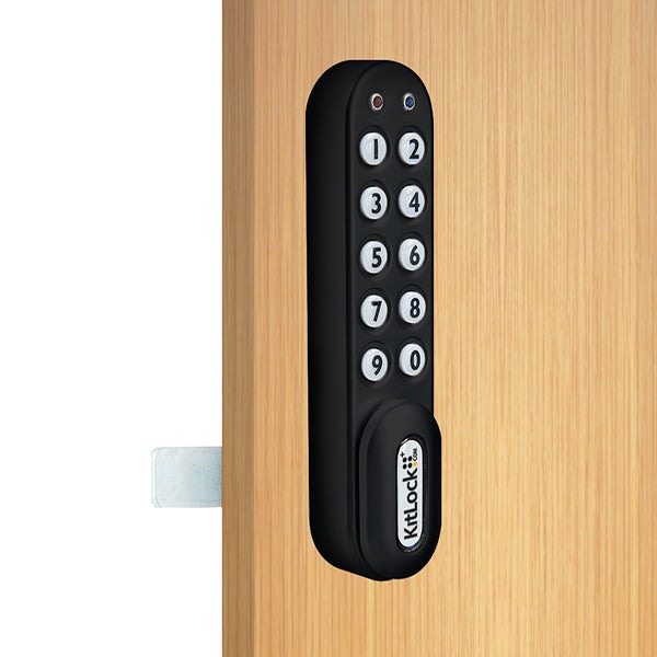 CodeLocks - KL1007 - Classic Electronic Kit Lock - Up to 1" Door Thickness - Locker Lock - No Pre-Assembly - Optional Handing - Optional Finish