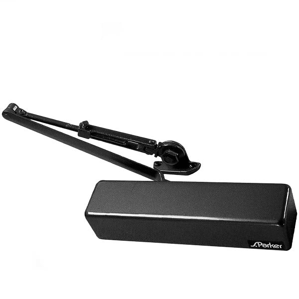 S.Parker - 900BC - Heavy Duty Spring Door Closer - Delayed Action - Adjustable 1-6 - Backcheck - Aluminum