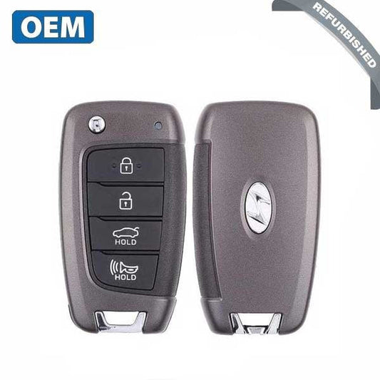 2019-2022 Hyundai Sonata / 4-Button Flip Key / PN: 95430-L1000 / TQ8-RKE-4F40 (OEM REFURB)
