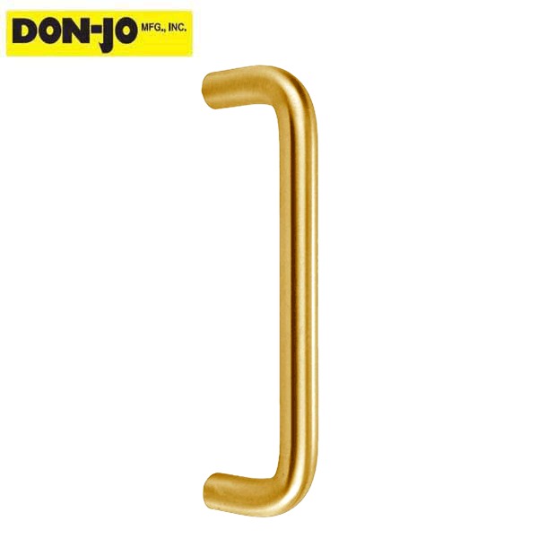 Don-Jo - 21 - Door Pull - 605 - Brass Finish - 12" CTC