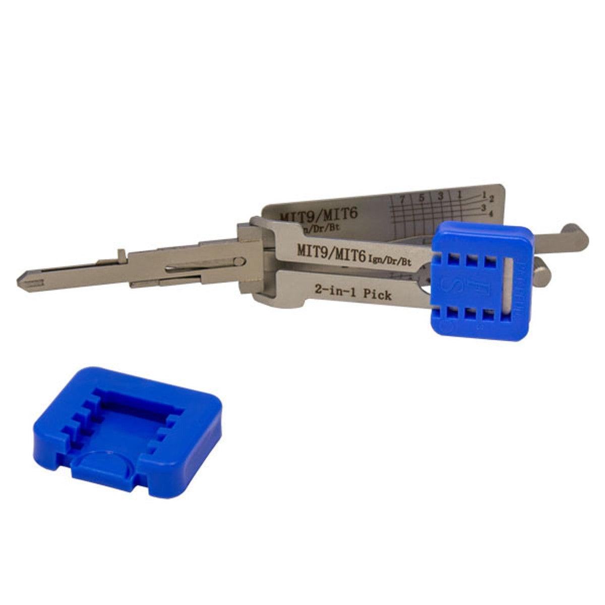 Finger Saver - Thumb Brace Support for Original Lishi Pick Tools - Blue