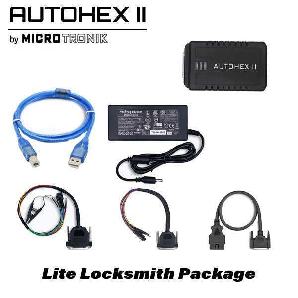 Microtronik - Autohex II BMW Lite Locksmith Package - Key Programmer For Hexprog & Hextag Tool