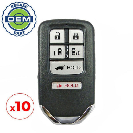 10 x 2014-2019 Honda / 6-Button Smart Key / PN: 72147-TK8-A71 / KR5V1X (OEM Recase)