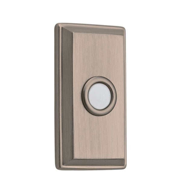 Baldwin Estate - 4860.150 - Rectangular Bell Button - 150 - Satin Nickel