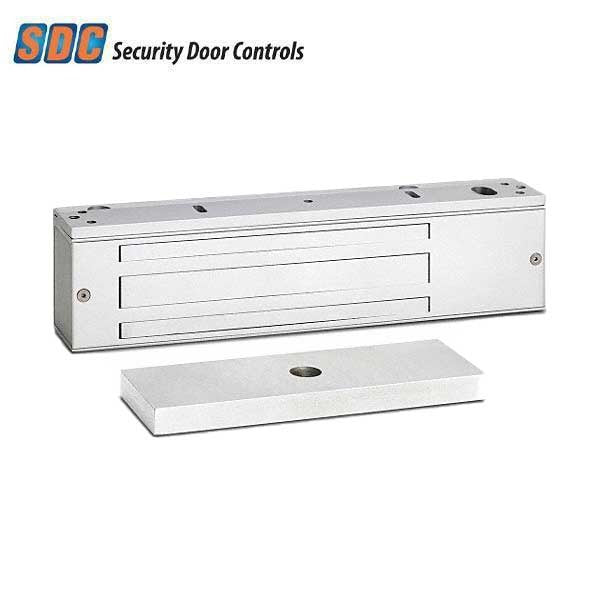 SDC - 1571VD - Single Electromagnetic Lock - Door Position Sensor - Surface Mount - 1200lbs. - 12/24VDC - Aluminum - Fire Rated - Grade 1