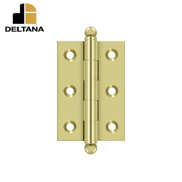 Deltana - 2-1/2" x 1-11/16" Hinge - w/ Ball Tips - Optional Finish