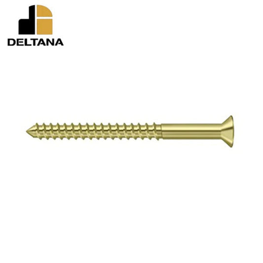 Deltana - Wood Screw - SB - #10 x 2-1/2" - Optional Finish