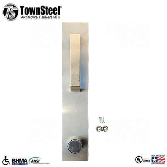 TownSteel - ED5500T - Thumbpiece Exit Trim - for ED5500/ED5600 Exit Devices - Dummy Function - Satin Chrome - Grade 1