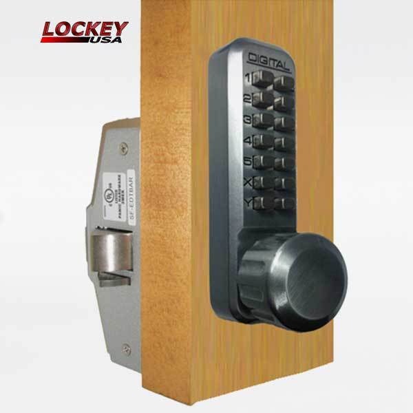 Lockey - 230-P - Keyless Panic Trim - with Oversized Knob