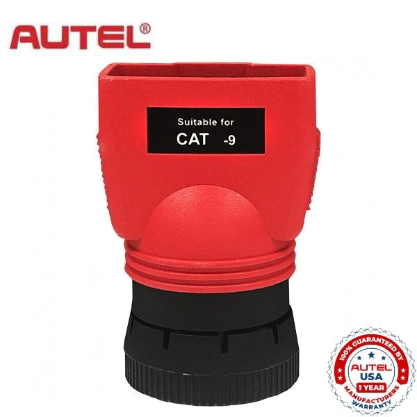 Autel - Caterpillar 9-pin Adapter for use with Autel Diagnostic Machines - Caterpillar Engines