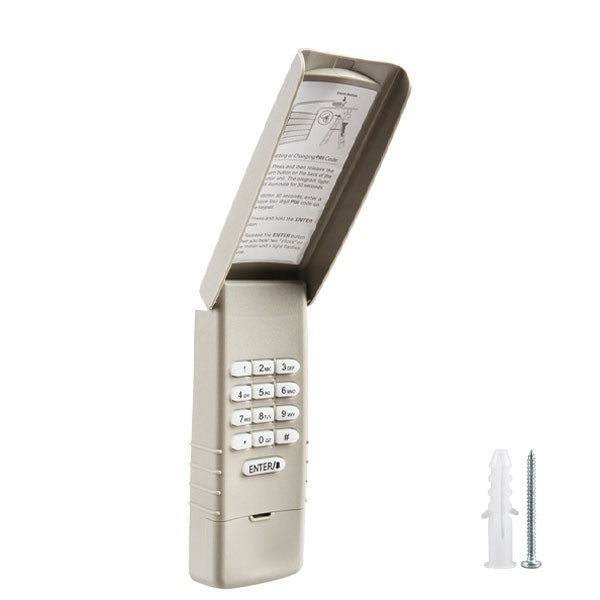 KeylessFactory - Keypad For Keyless Entry Garage Door Opener - Compatible with Sears/Craftsman/Chamberlain Keypad for Keyless Entry Garage Door Opener