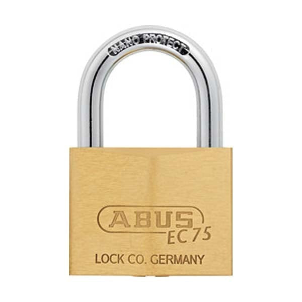 Abus - 75190 - Padlock Brass 75/60 - Optional Keying