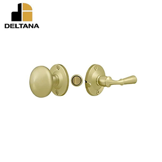 Deltana - Storm Door Latch - Round - Tubular Lock - 1-3/4" Backset - 7/8" - 1-3/8" Door Thickness - Reversible - Optional Finish