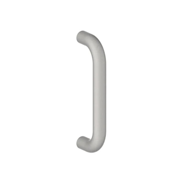 Hager - 3E - Round Wrought Door Pull - Satin Stainless Steel