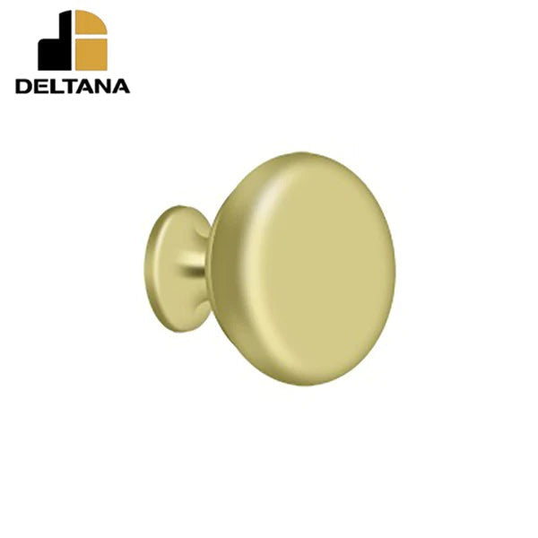 Deltana - Knob Round Solid - Optional Finish