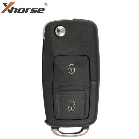 Xhorse - VW Volkswagen B5 Type - XKB508EN / 2-Button Universal Remote Flip Key for VVDI Key Tool (Wired)