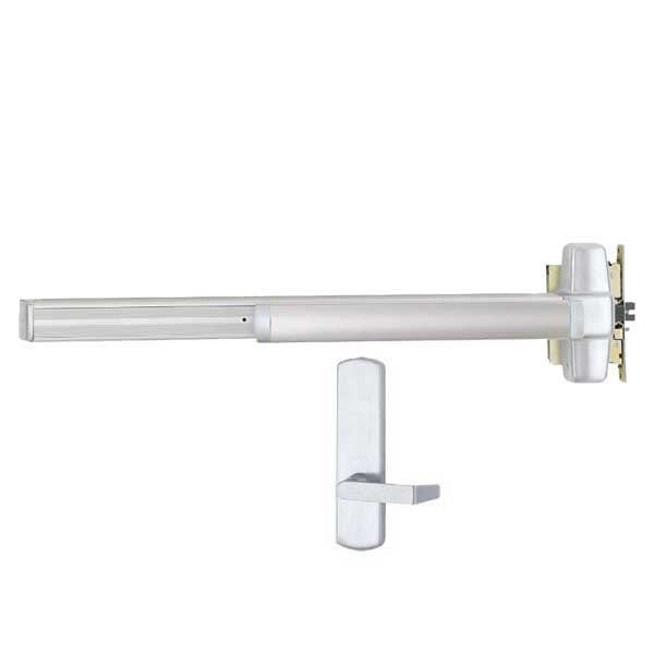 Von Duprin - 9875 - Mortise Lock Exit Device - Blank Escutcheon - 3' Long - Less Core - Satin Chrome - Grade 1