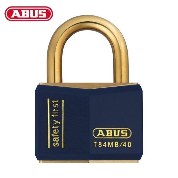 Abus - 85951 - Padlock Brass T84Mb/40 Kd Blue Sleeve