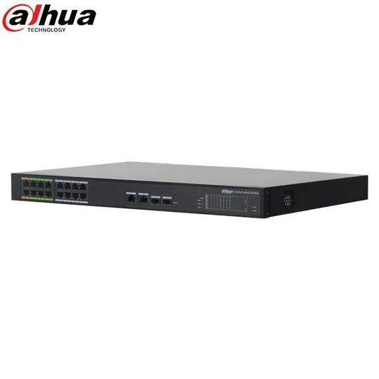 Dahua / ePoE Ethernet Switch / 16-Port / 100-240 VAC / 800m / 240W / Managed / LR2218-16ET-240
