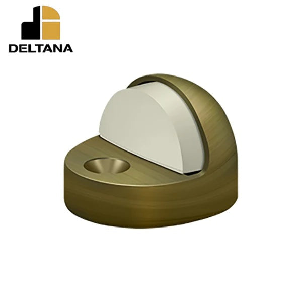 Deltana - Dome Stop High Profile - Solid Brass - Optional Finish