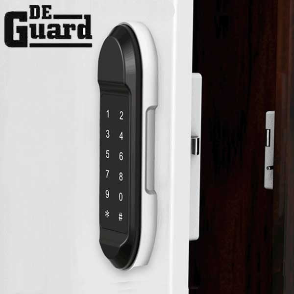 Electronic Keyless Entry Smart Hotel Cabinet Lock - Bluetooth / App Control / Prox Card / Key Code - Matte Black