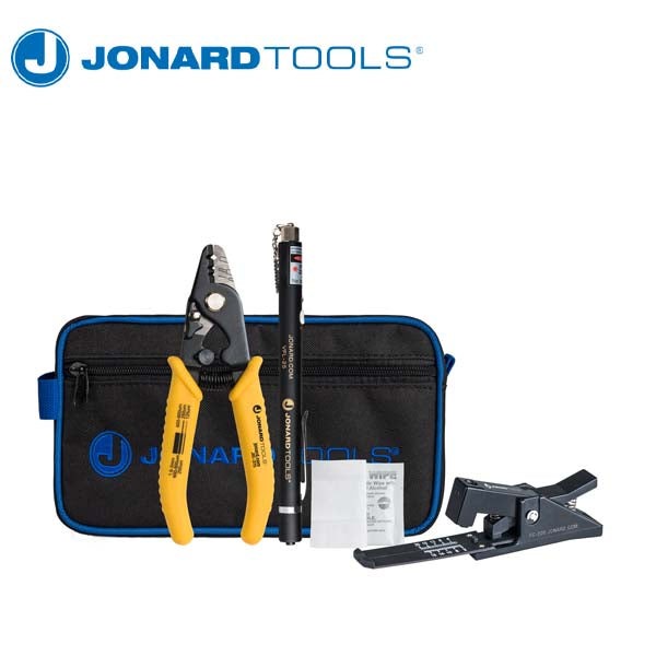 Jonard Tools - Fiber Optic Connector Clean and Prep Kit - w/ Cleaver