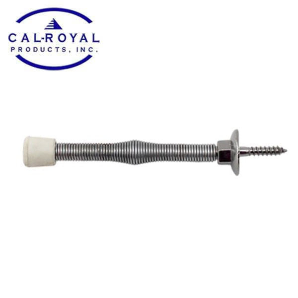 Cal-Royal - FS89 - Flexible Door Stop - 3" - Fixed Screw - Satin Nickel