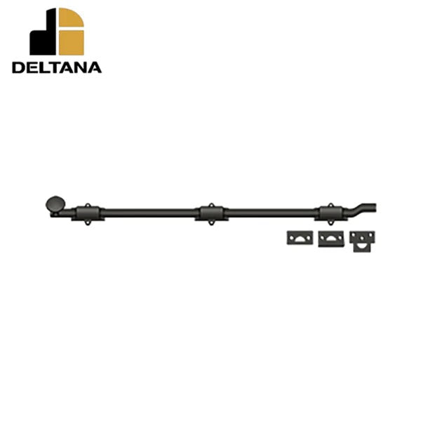 Deltana - 26" Surface Bolt w/ Offet - Heavy Duty - Optional Finish