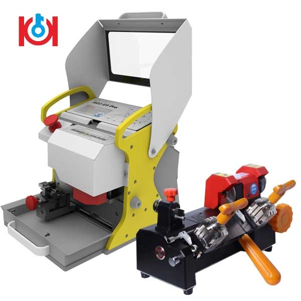 KUKAI - SEC-E9 PRO Automatic Key Cutting Machine (Generation V) & SEC-M10 Manual Key Duplicator (Bundle of 2)