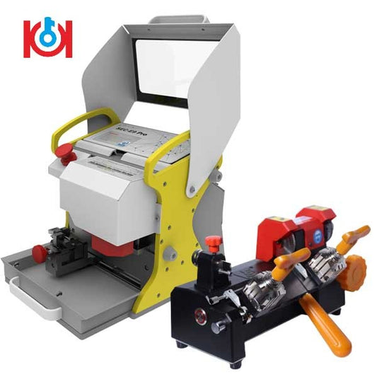 KUKAI - SEC-E9 PRO Automatic Key Cutting Machine (Generation V) & SEC-M10 Manual Key Duplicator (Bundle of 2)
