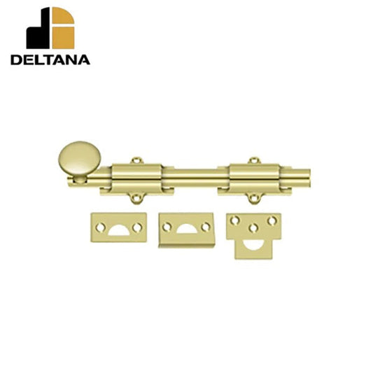 Deltana - 8" Surface Bolt - Heavy Duty - Optional Finish