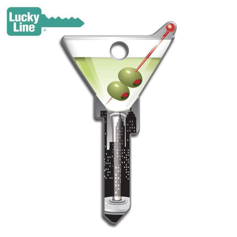 LuckyLine - B133S - Key Shapes - Martini - Schlage - SC1 - 5 Pack