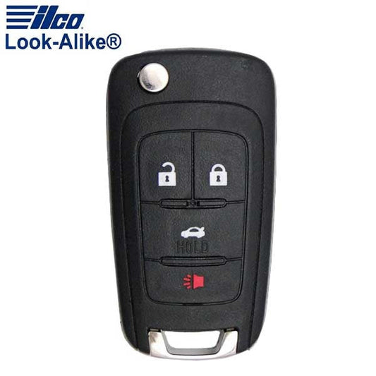 2010-2022 GM / 4-Button Flip Key / PN: 13504200 / OHT01060512 (AFTERMARKET)