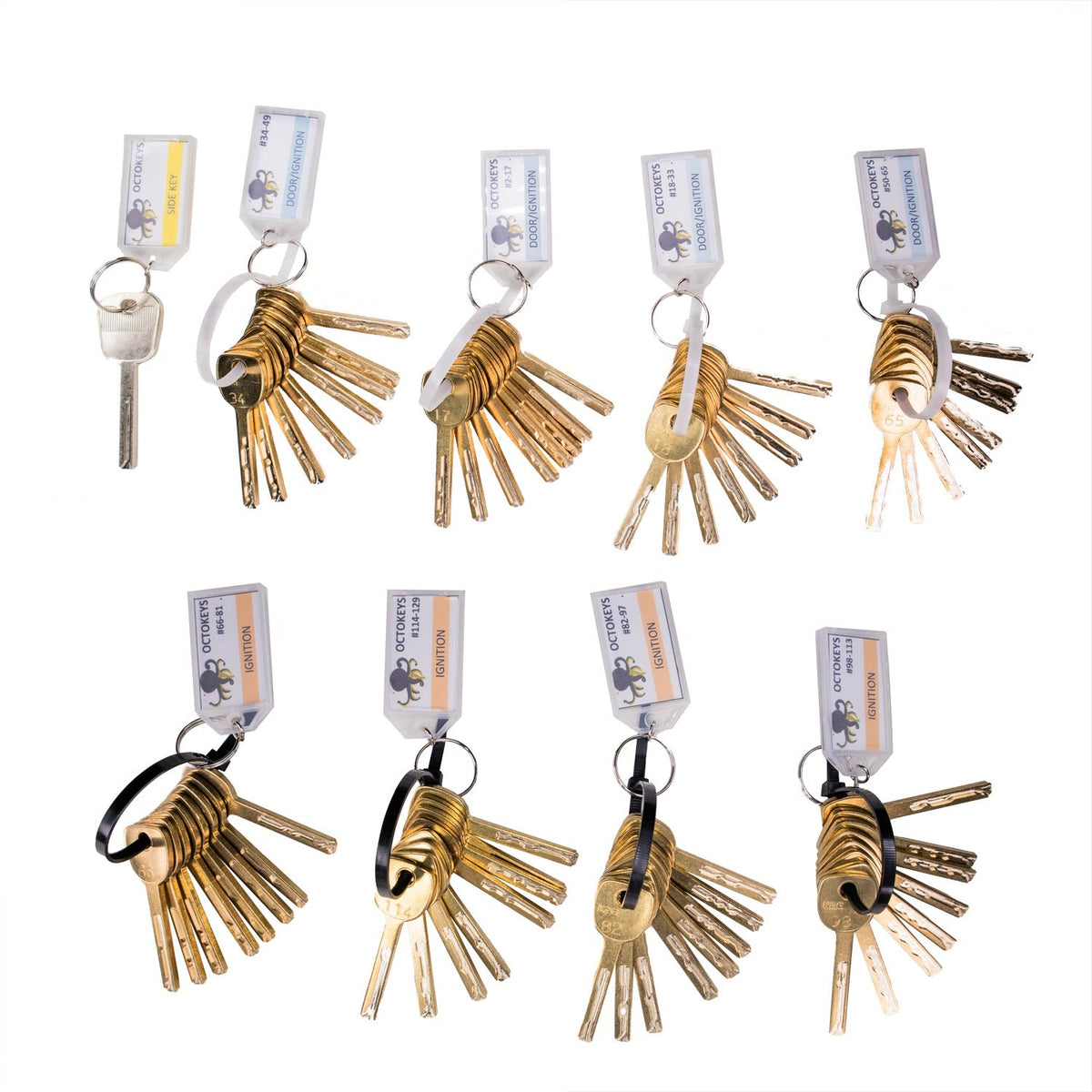 OCTOKEYS - GM 10 Cut Laser Key Try Out Key System