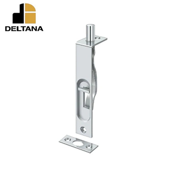 Deltana - 4" Flush Bolt - Heavy Duty - Optional Finish