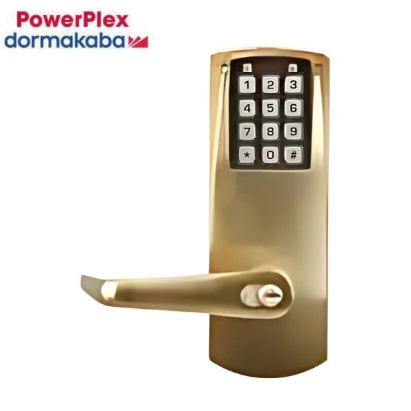 PowerPlex - P2032XSLL - Electronic Self Powered Cylindrical Lock - 100 Codes - Schlage 'C' KIL - 2-3/8 Backset - 1/2 In Latch - Oil Rubbed Bronze Finish (613)