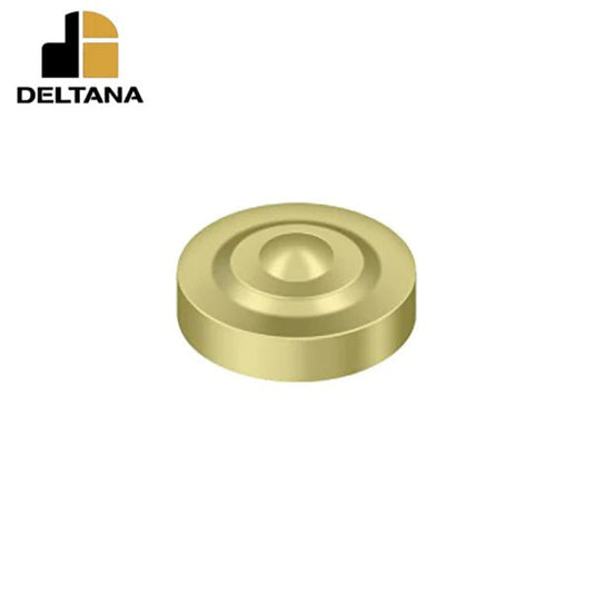 Deltana - Screw Cover - Round - Dimple - 1" Diam - Optional Finish