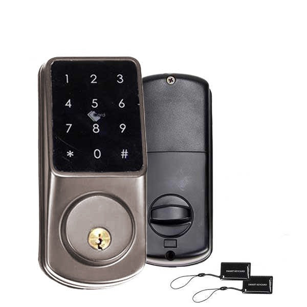Premium Electronic Keyless Entry Smart Deadbolt - Bluetooth - Satin Silver