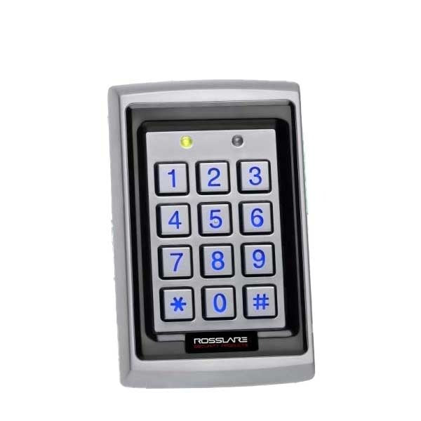 Rosslare - Q42SB - Backlit PIN & PROX Standalone Controller - Anti-Vandal - 500 Users - 12-24VDC - IP65