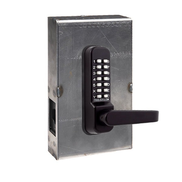 CodeLocks - CL410 Gate Box Kit - Mechanical Lock - Medium Duty - Tubular Latch Bolt Gate Box Kit - Optional Finish