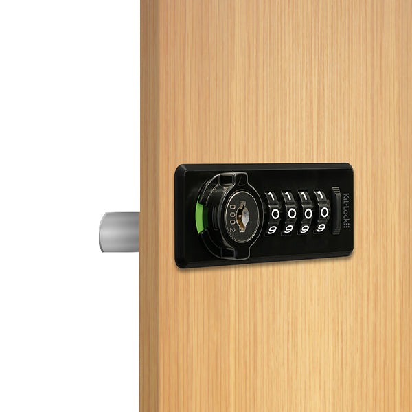CodeLocks - KL20 - Mechanical Combination Lock - Kit Lock - Optional Handing - Black
