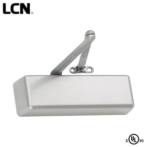 LCN - 4011 - Hydraulic Door Closer - Back Check Function - Right Hand - Adjustable Size 1-5 - Aluminum - Fire Rated - Grade 1
