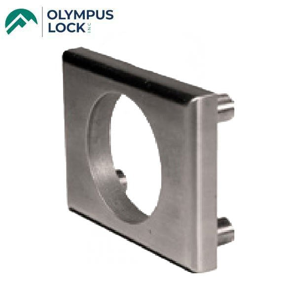 Olympus - ETS2-125 - Through Bolt Plate - for 7/8” Barrel Diameter Locks - 1/8" - 26D - Satin Chrome