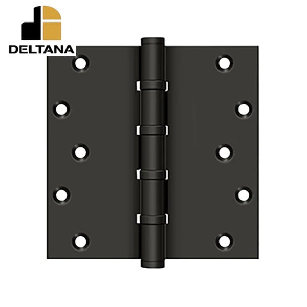Deltana - 6" x 6" Square Hinges - Ball Bearing - 0.205 Thickness - Optional Finish