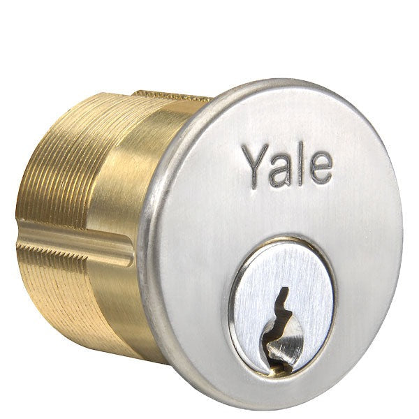 Accentra (Formerly Yale) - 2153-6 - 6-Pin - 1-1/8" Mortise Cylinder - Yale/Sargent Cam (2160) - Para Keyway - 0-Bitted - 626/US26D - Satin Chrome - Grade 1